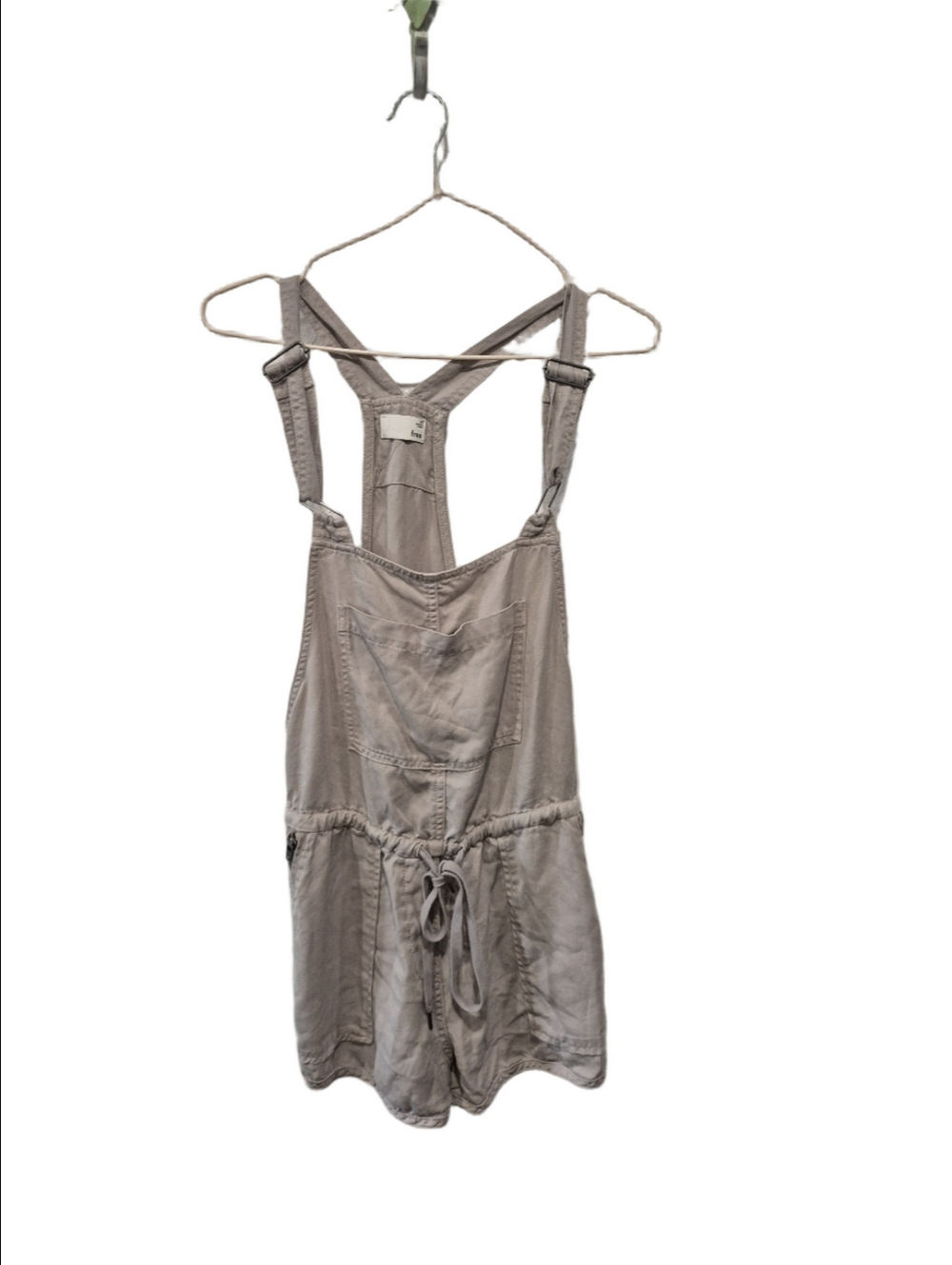 ​Wilfred Free Aritzia Sutton Lyocell Romper - Taupe Beige - XS